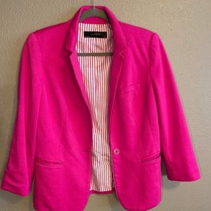 Flamingo Pink Blazer Sz Med